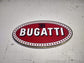 Bugatti Wall Sign Metal Automotive Decor for Garage and Man Cave