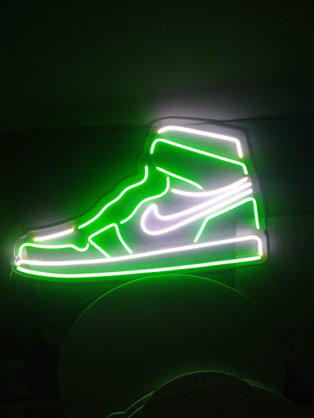 Neon Nike Air Jordan Shoes Figured Wall Decor | VectorSign