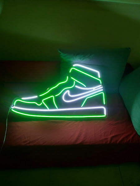 Neon Nike Air Jordan Shoes Figured Wall Decor | VectorSign