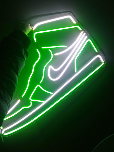 Neon Nike Air Jordan Shoes Figured Wall Decor | VectorSign